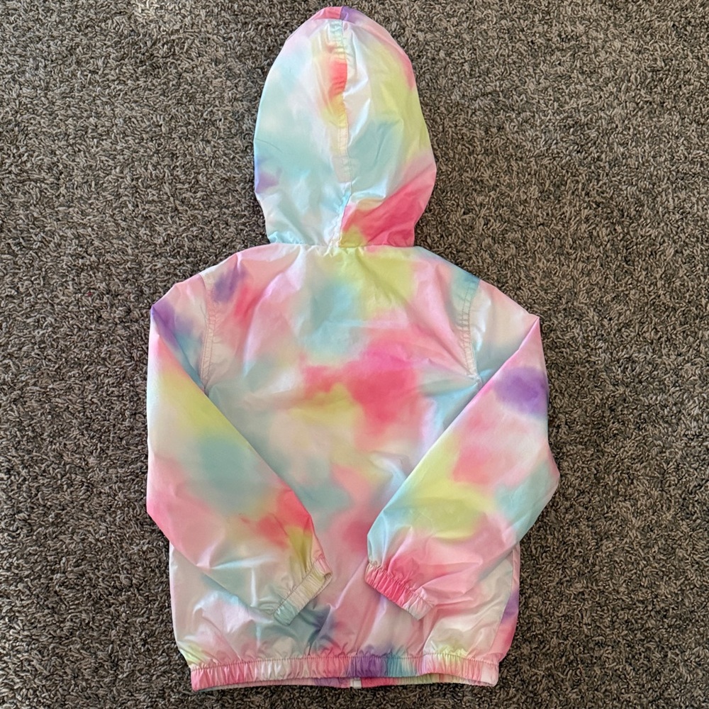 Kids Tie-Dye Hooded Windbreaker - Picture 4 of 4